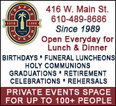 The Trappe Tavern Tall Sponsorship Banner