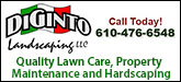 DiGinto Landscaping, LLC Sponsorship Banner