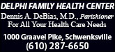 Delphi Family Health Center Sponsorship Banner