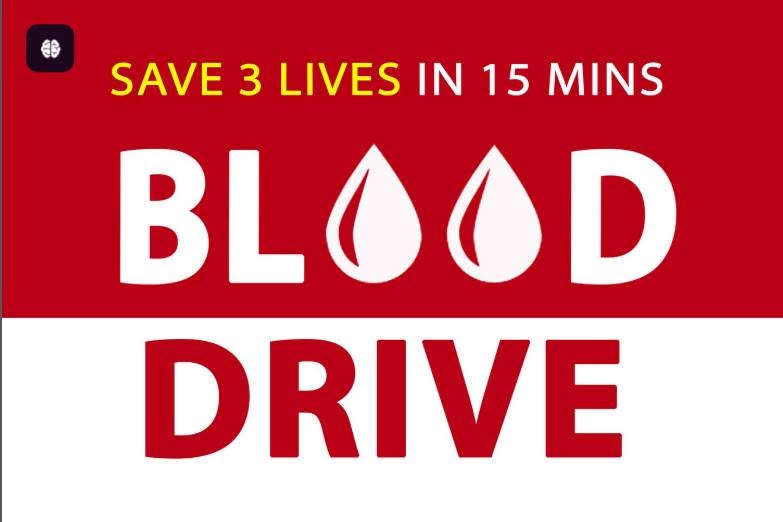 Blood Drive August 7 & 8 9:00 AM - 2:00 PM 