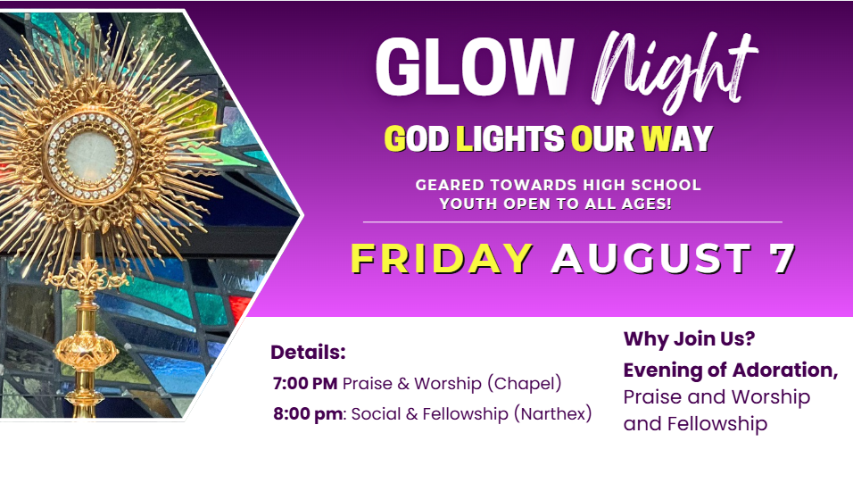 Glow Night: Friday, August 7 at 7:00pm