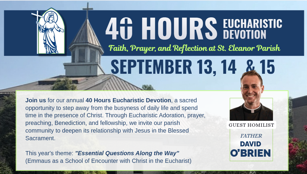 40 Hours Eucharistic Devotion